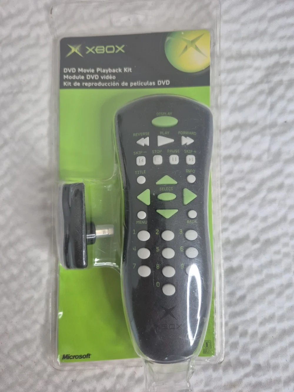 Xbox DVD Movie Playback Kit For Xbox Original Black Brand New